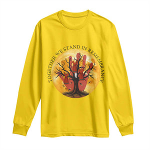 MMIW Red Hand Indigenous Native American Long Sleeve Shirt Together We Stand In Remembrance TS14 Daisy Print Your Wear