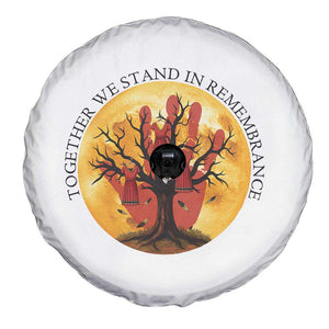 MMIW Red Hand Indigenous Native American Spare Tire Cover Together We Stand In Remembrance TS14 Print Your Wear