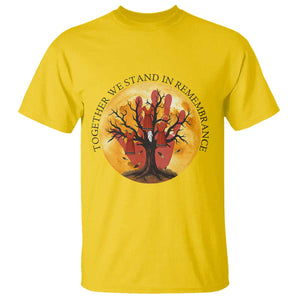 MMIW Red Hand Indigenous Native American T Shirt Together We Stand In Remembrance TS14 Daisy Print Your Wear