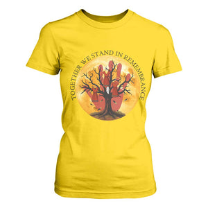MMIW Red Hand Indigenous Native American T Shirt For Women Together We Stand In Remembrance TS14 Daisy Print Your Wear
