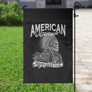 American Mortocycle Indian Native Bikes Club Garden Flag TS14 Print Your Wear