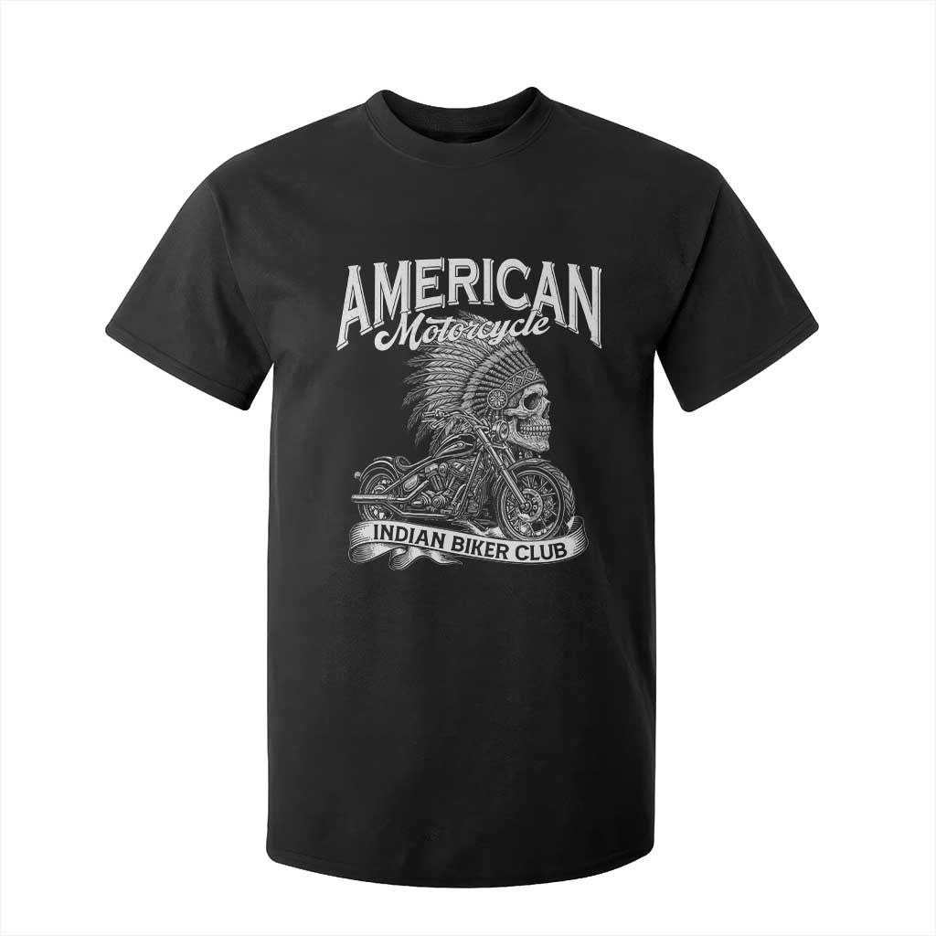 American Mortocycle Indian Native Bikes Club T Shirt For Kid TS14 Black Print Your Wear