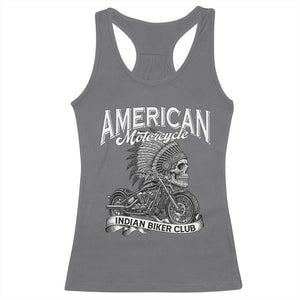 American Mortocycle Indian Native Bikes Club Racerback Tank Top TS14 Charcoal Print Your Wear