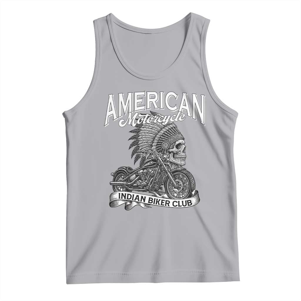 American Mortocycle Indian Native Bikes Club Tank Top TS14 Athletic Heather Print Your Wear