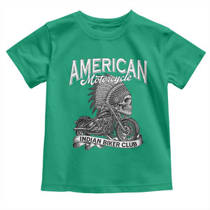 American Mortocycle Indian Native Bikes Club Toddler T Shirt TS14 Irish Green Print Your Wear