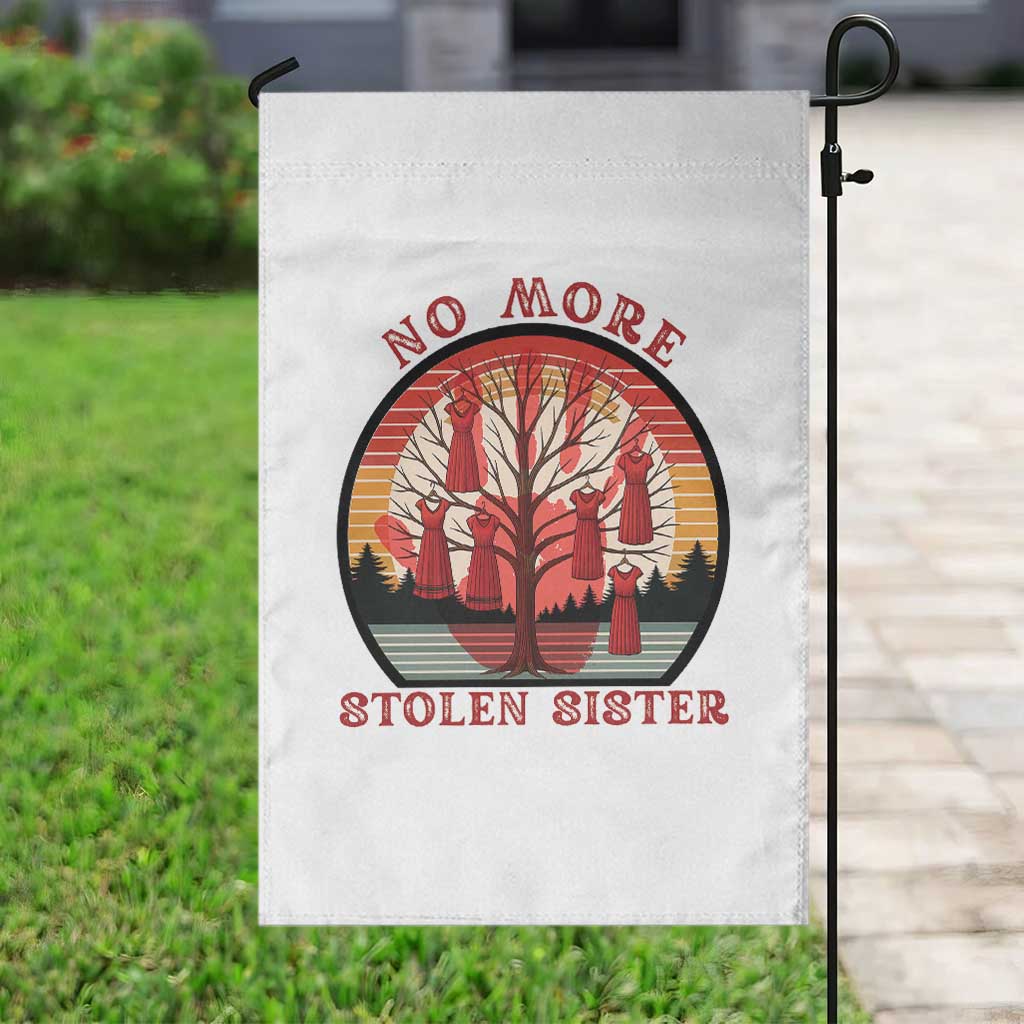 No More Stolen Sister Garden Flag Red Hand MMIW Awareness America Native TS14 Print Your Wear