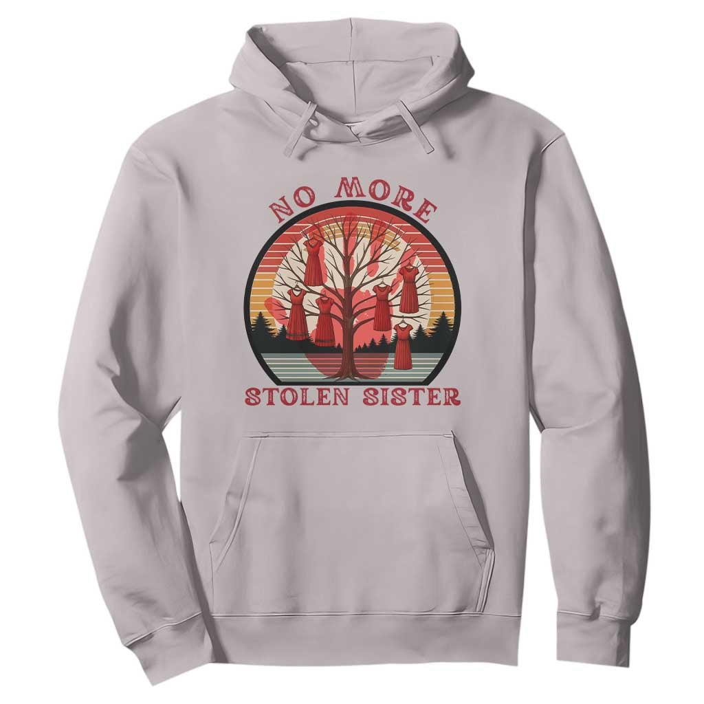 No More Stolen Sister Hoodie Red Hand MMIW Awareness America Native TS14 Ice Gray Print Your Wear