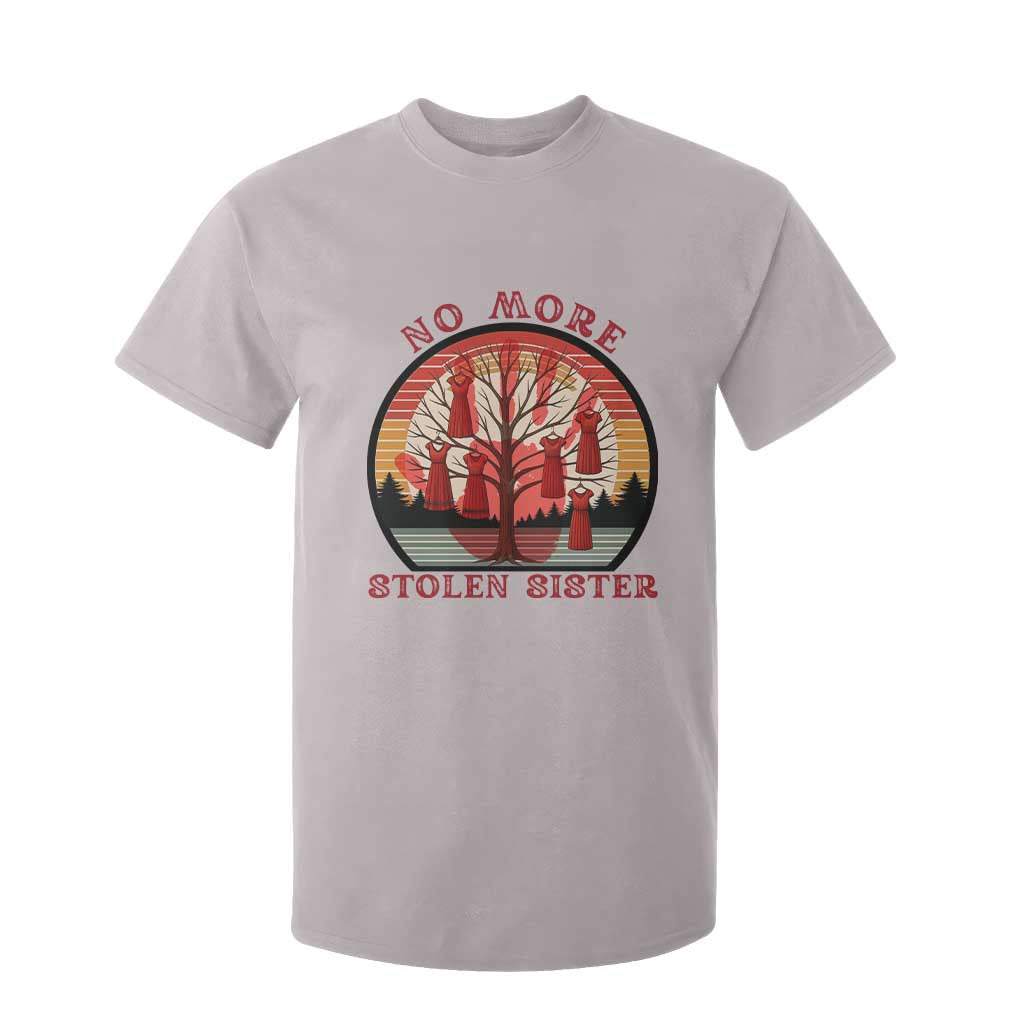 No More Stolen Sister T Shirt For Kid Red Hand MMIW Awareness America Native TS14 Ice Gray Print Your Wear