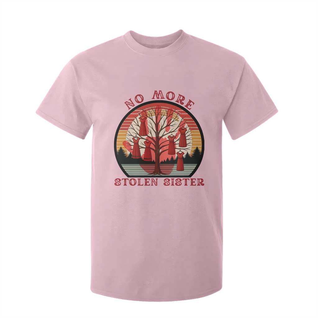 No More Stolen Sister T Shirt For Kid Red Hand MMIW Awareness America Native TS14 Light Pink Print Your Wear