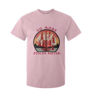 No More Stolen Sister T Shirt For Kid Red Hand MMIW Awareness America Native - Print Your Wear