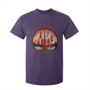 No More Stolen Sister T Shirt For Kid Red Hand MMIW Awareness America Native - Print Your Wear