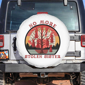 No More Stolen Sister Spare Tire Cover Red Hand MMIW Awareness America Native TS14 No hole White Print Your Wear