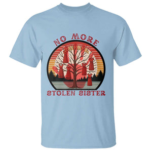 No More Stolen Sister T Shirt Red Hand MMIW Awareness America Native TS14 Light Blue Print Your Wear