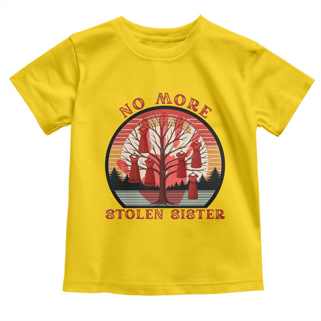 No More Stolen Sister Toddler T Shirt Red Hand MMIW Awareness America Native TS14 Daisy Print Your Wear