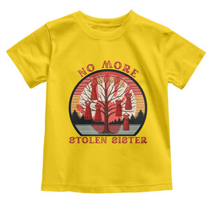 No More Stolen Sister Toddler T Shirt Red Hand MMIW Awareness America Native TS14 Daisy Print Your Wear