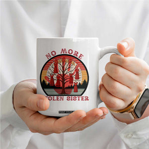 No More Stolen Sister Coffee Mug Red Hand MMIW Awareness America Native TS14 Print Your Wear