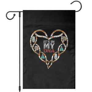 Native American Indian Garden Flag It Is In My DNA TS14 Black Print Your Wear