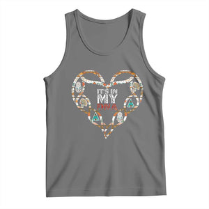 Native American Indian Tank Top It Is In My DNA TS14 Black Heather Print Your Wear