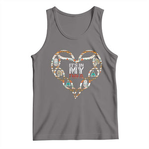 Native American Indian Tank Top It Is In My DNA TS14 Deep Heather Print Your Wear