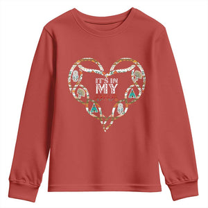 Native American Indian Youth Sweatshirt It Is In My DNA TS14 Red Print Your Wear