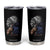 Indian Chief Native American USA Flag Tumbler Cup TS14 Black Print Your Wear