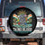 Indigenous Taino Warrior Puerto Rico Carribbean Culture Spare Tire Cover Taino Blood Runs Through Me TS14 No hole Black Print Your Wear