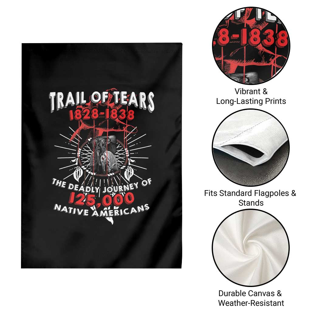 Native American Trail Of Tears Deadly Journey Garden Flag TS14 Print Your Wear