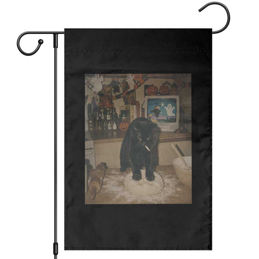 Spooky Biscuits Bakery Garden Flag Funny Black Cat Halloween Gift TS14 Black Print Your Wear