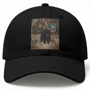 Spooky Biscuits Bakery Baseball Cap Funny Black Cat Halloween Gift