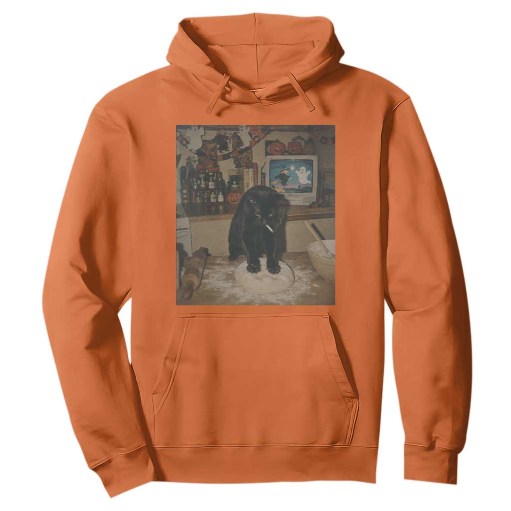 Spooky Biscuits Bakery Hoodie Funny Black Cat Halloween Gift