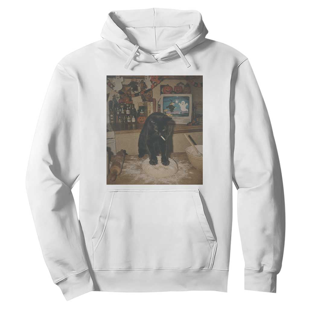 Spooky Biscuits Bakery Hoodie Funny Black Cat Halloween Gift