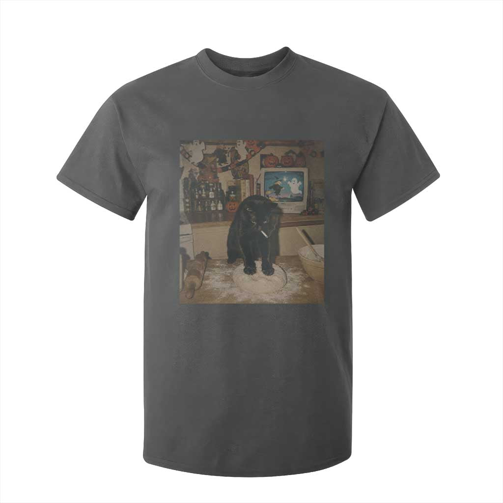 Spooky Biscuits Bakery T Shirt For Kid Funny Black Cat Halloween Gift