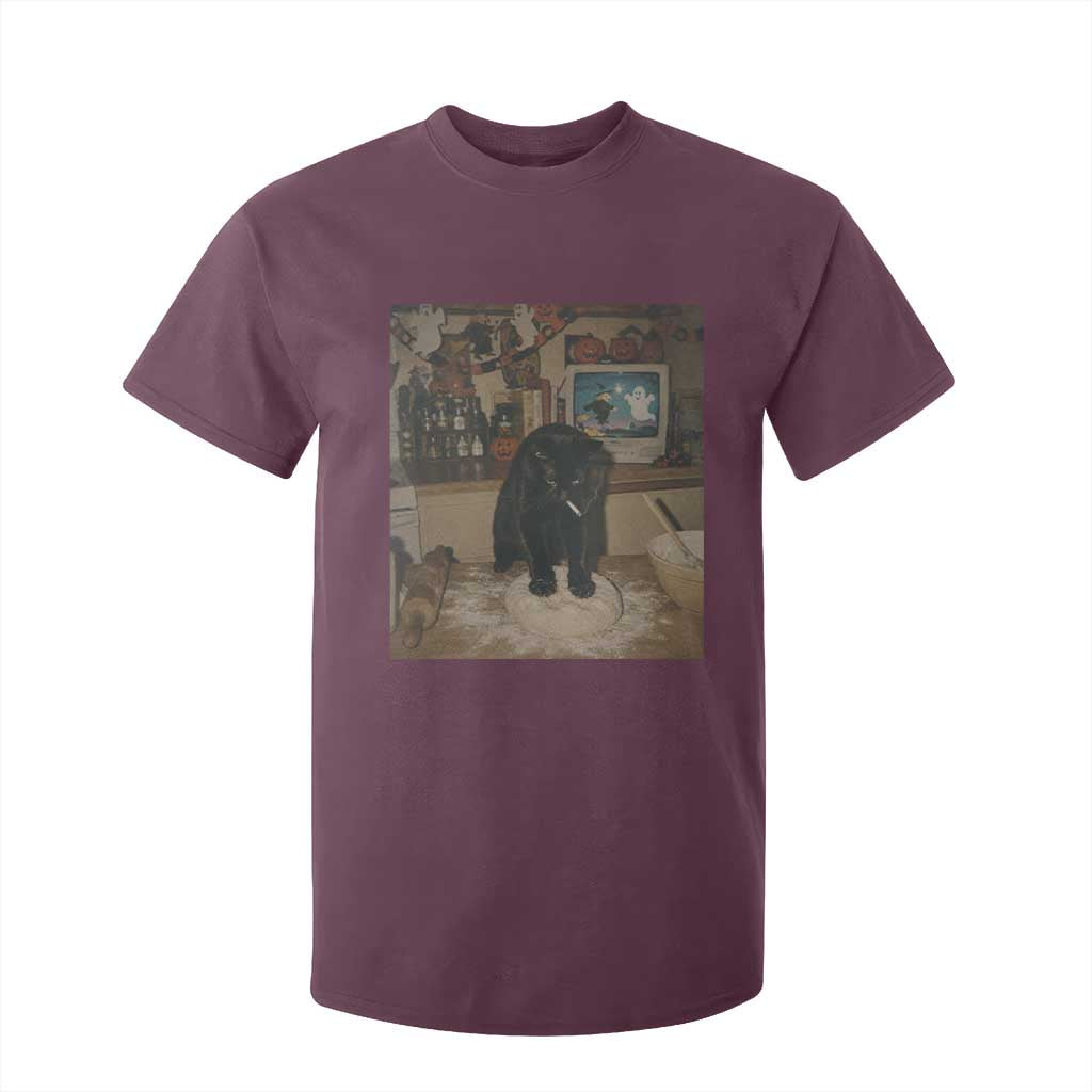 Spooky Biscuits Bakery T Shirt For Kid Funny Black Cat Halloween Gift