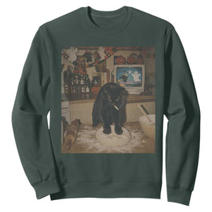 Spooky Biscuits Bakery Sweatshirt Funny Black Cat Halloween Gift