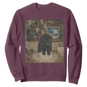 Spooky Biscuits Bakery Sweatshirt Funny Black Cat Halloween Gift