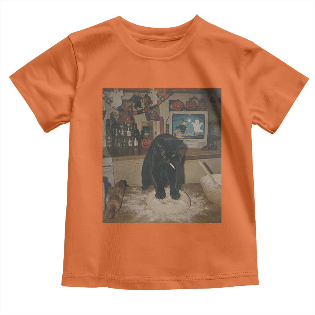 Spooky Biscuits Bakery Toddler T Shirt Funny Black Cat Halloween Gift