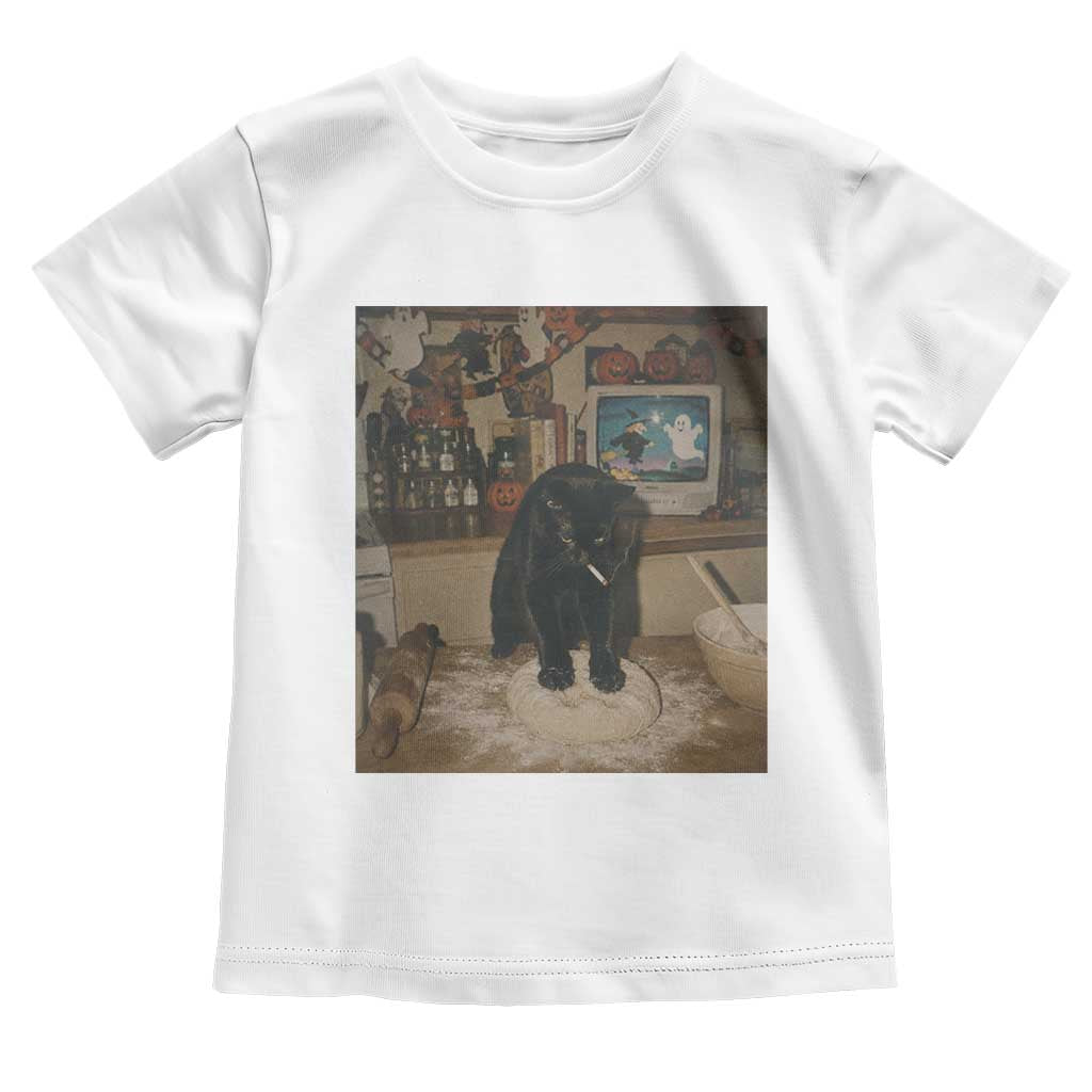 Spooky Biscuits Bakery Toddler T Shirt Funny Black Cat Halloween Gift