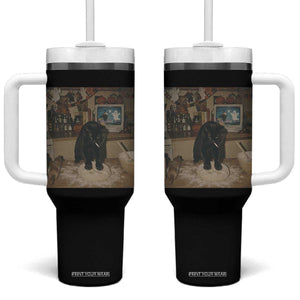 Spooky Biscuits Bakery Tumbler With Handle Funny Black Cat Halloween Gift