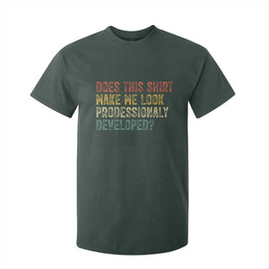 Does This Shirt Make Me Look Professionally Developed Humor T Shirt For Kid Funny Teacher Humor