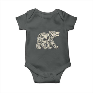 Bear Native Formline Art Salish Haida Tlingit Pacific Animal Baby Onesie