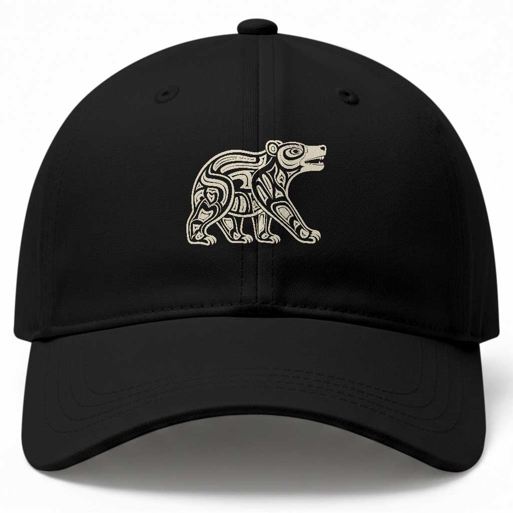 Bear Native Formline Art Salish Haida Tlingit Pacific Animal Baseball Cap TS14 Print Your Wear