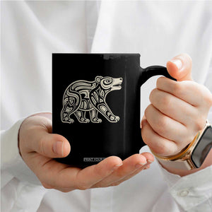 Bear Native Formline Art Salish Haida Tlingit Pacific Animal Coffee Mug