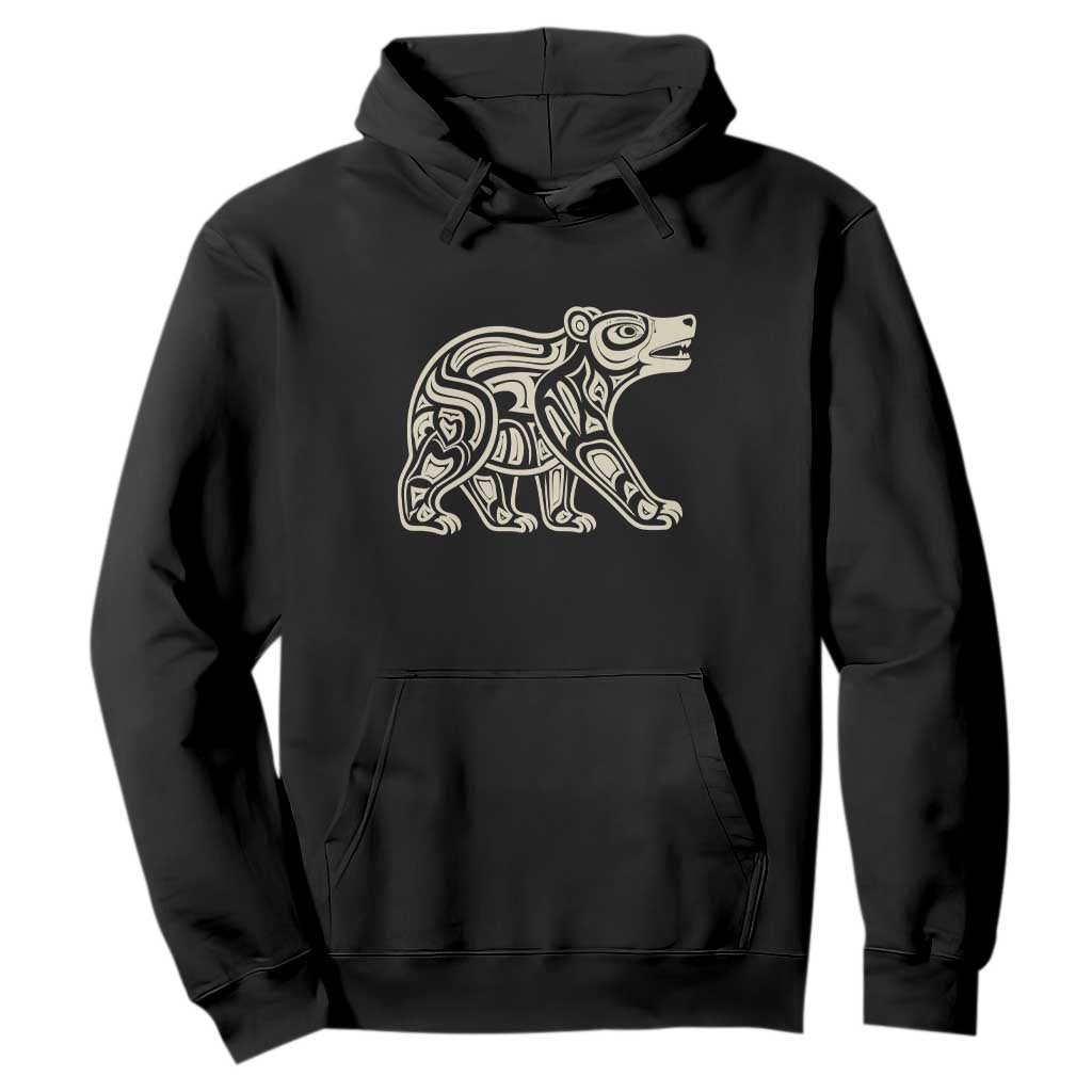 Bear Native Formline Art Salish Haida Tlingit Pacific Animal Hoodie
