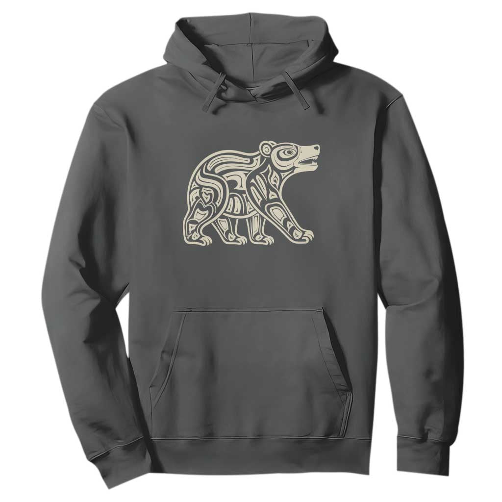 Bear Native Formline Art Salish Haida Tlingit Pacific Animal Hoodie