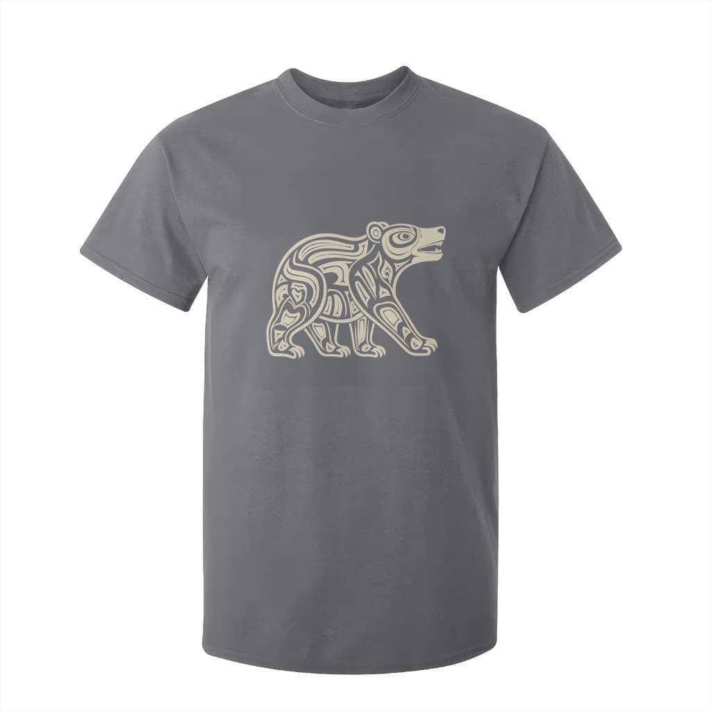 Bear Native Formline Art Salish Haida Tlingit Pacific Animal T Shirt For Kid