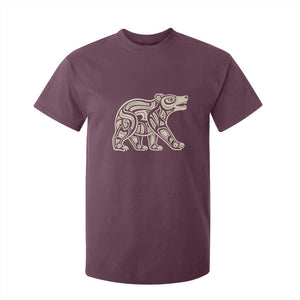 Bear Native Formline Art Salish Haida Tlingit Pacific Animal T Shirt For Kid