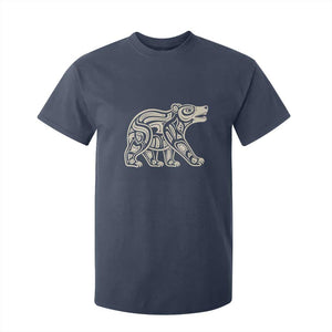 Bear Native Formline Art Salish Haida Tlingit Pacific Animal T Shirt For Kid