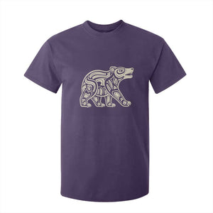Bear Native Formline Art Salish Haida Tlingit Pacific Animal T Shirt For Kid
