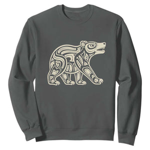 Bear Native Formline Art Salish Haida Tlingit Pacific Animal Sweatshirt