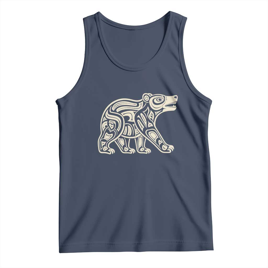 Bear Native Formline Art Salish Haida Tlingit Pacific Animal Tank Top